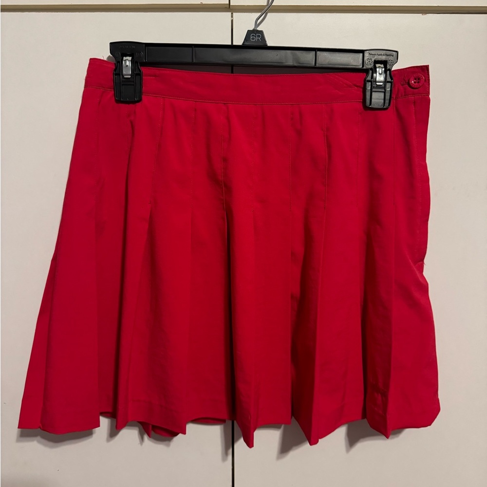 Red Prince tennis skirt